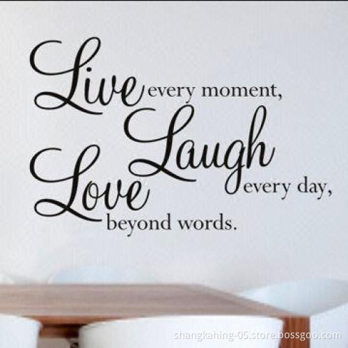 Removable Transfer Film Vinyl Wall Sticker/Wall Quote, Peel without Any Dirt, and Do Not Damage Wall